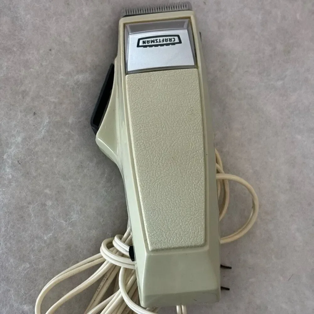 Craftsman Adjustable Hair Clipper In Permanex Case *Works*
